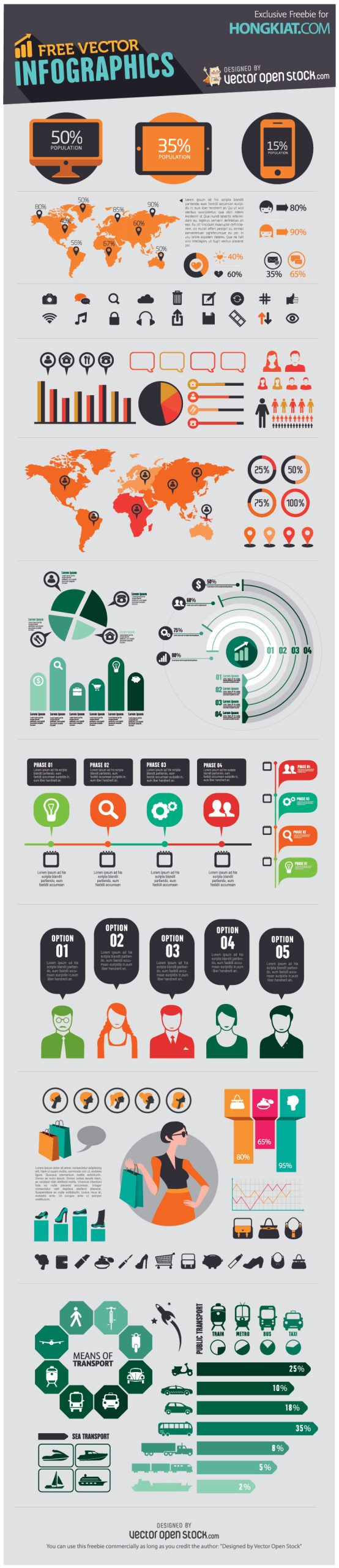 Infographic Elements By Vector Open Stock