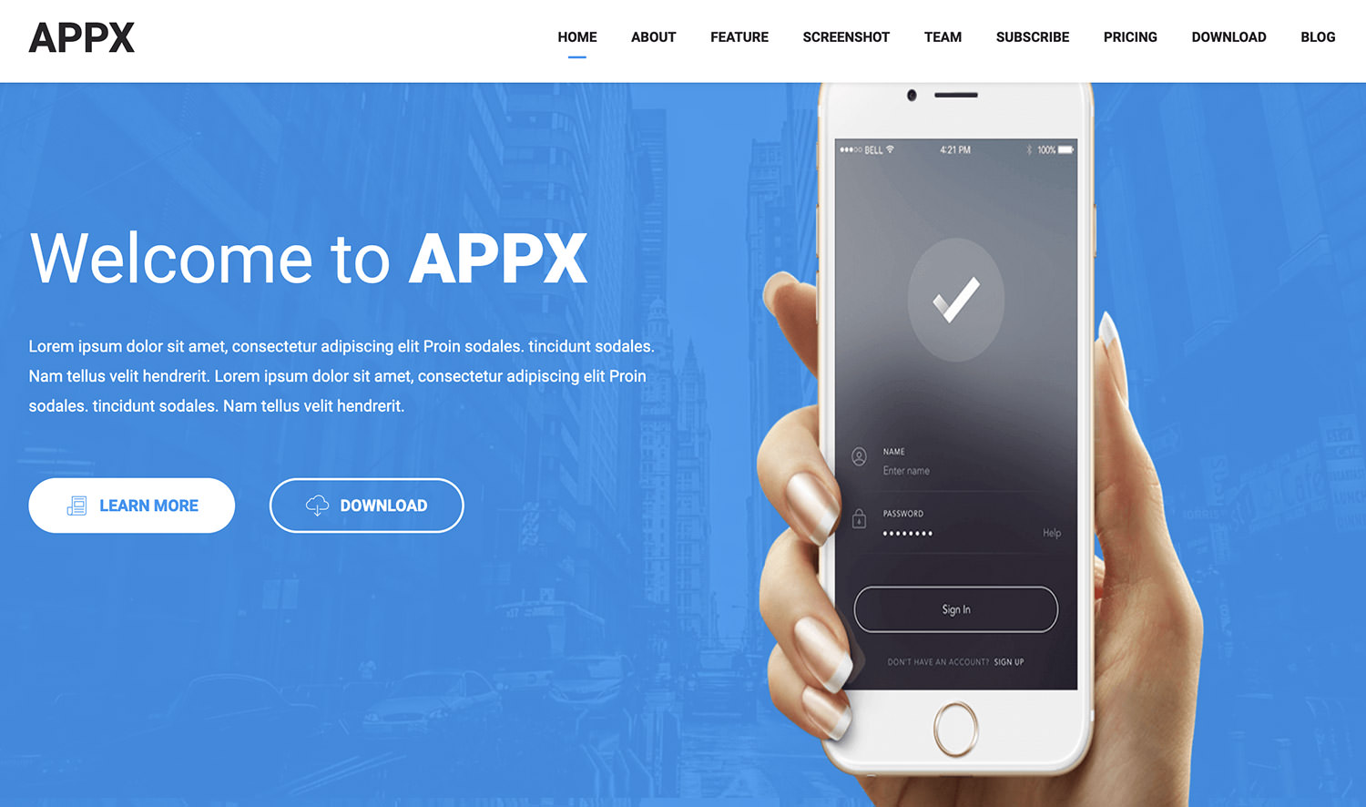 Appx Theme Showcase