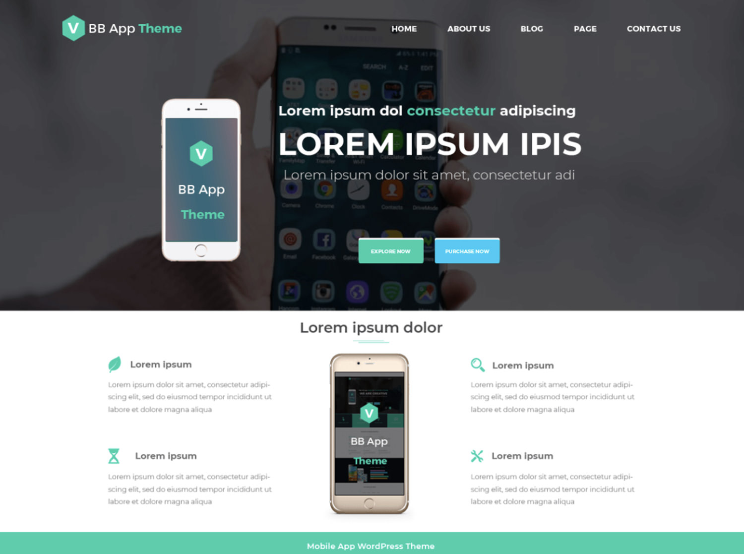 BB Mobile App WordPress Theme