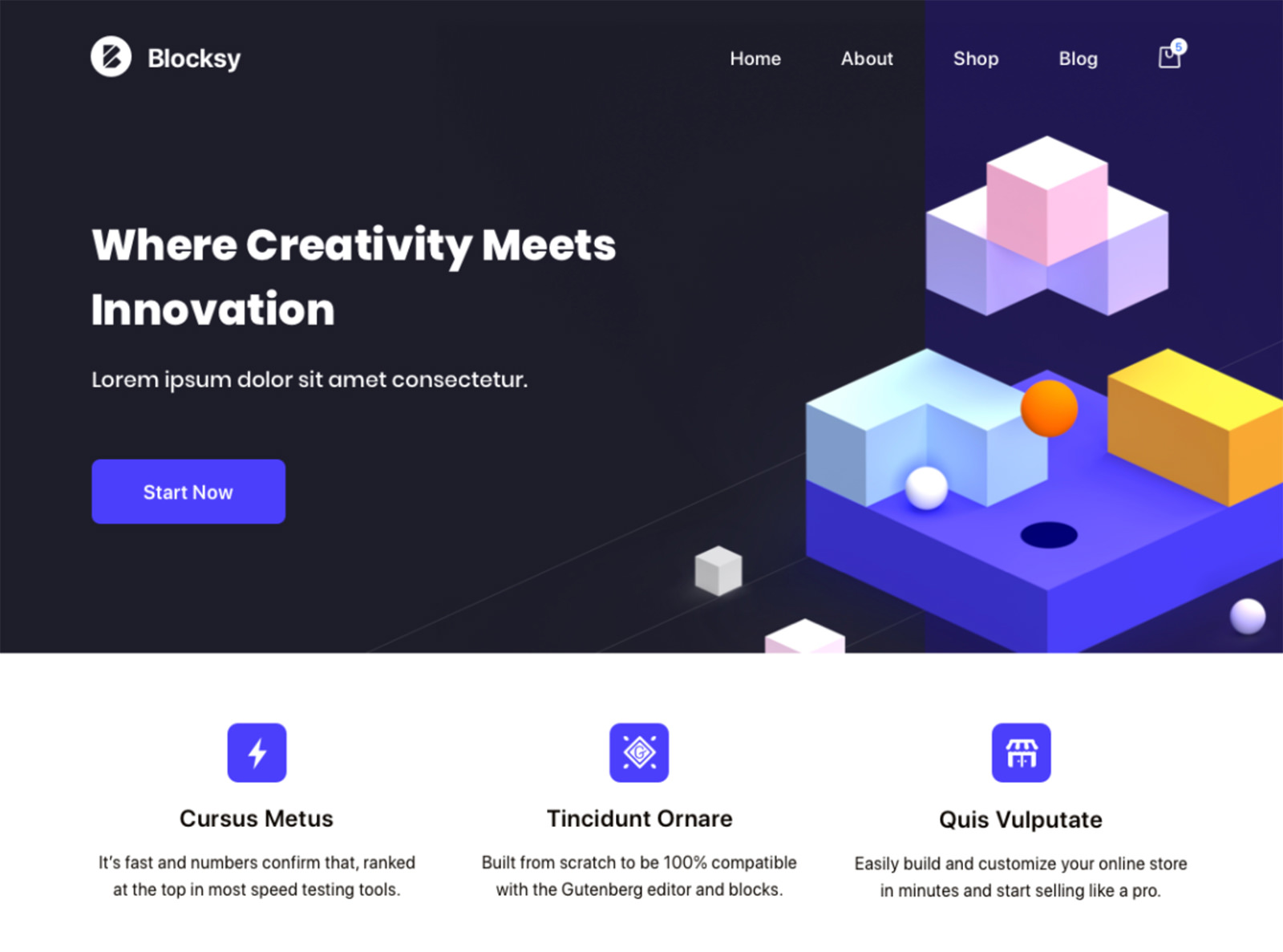 Blocksy Theme Layout