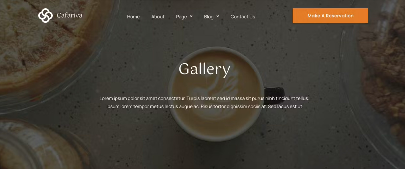 Cafariva Cafe Theme