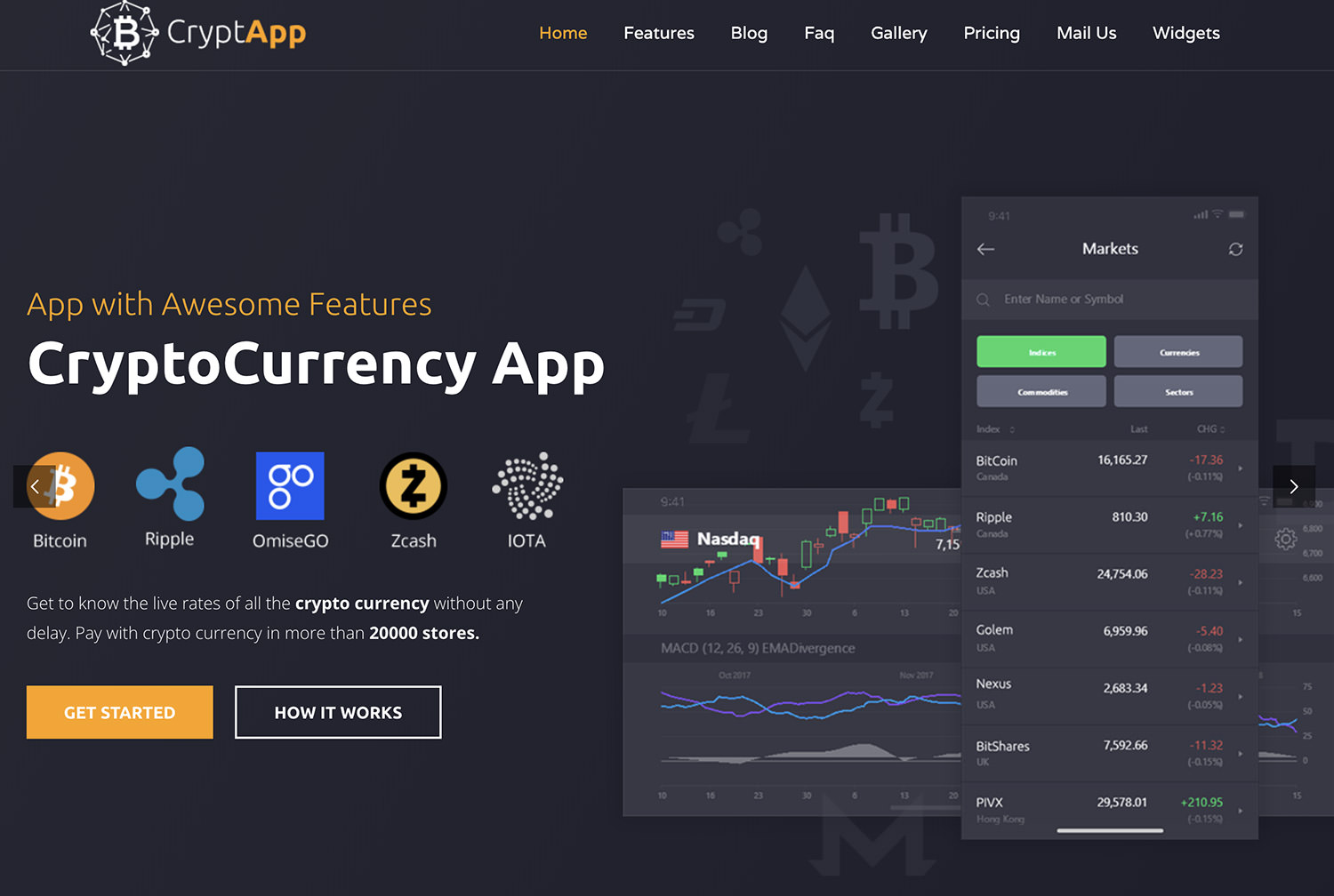 Crypt App Theme Demo