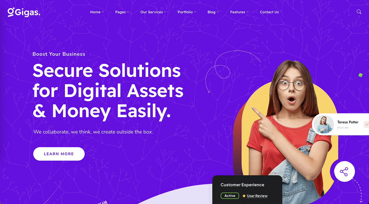 Gigas Theme Preview