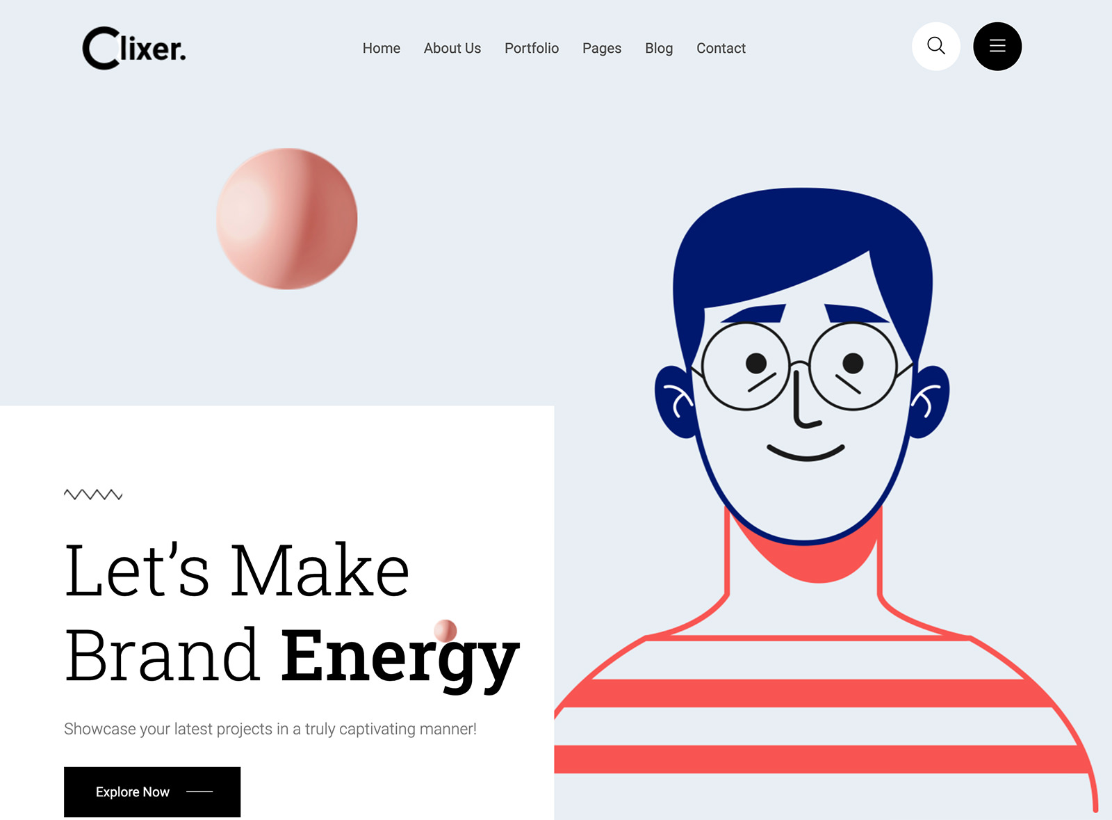 Lixer Portfolio Theme