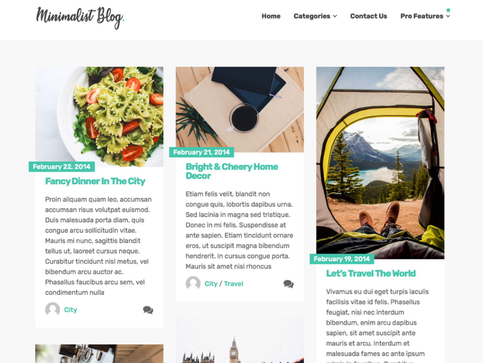 Minimalist Blog Theme