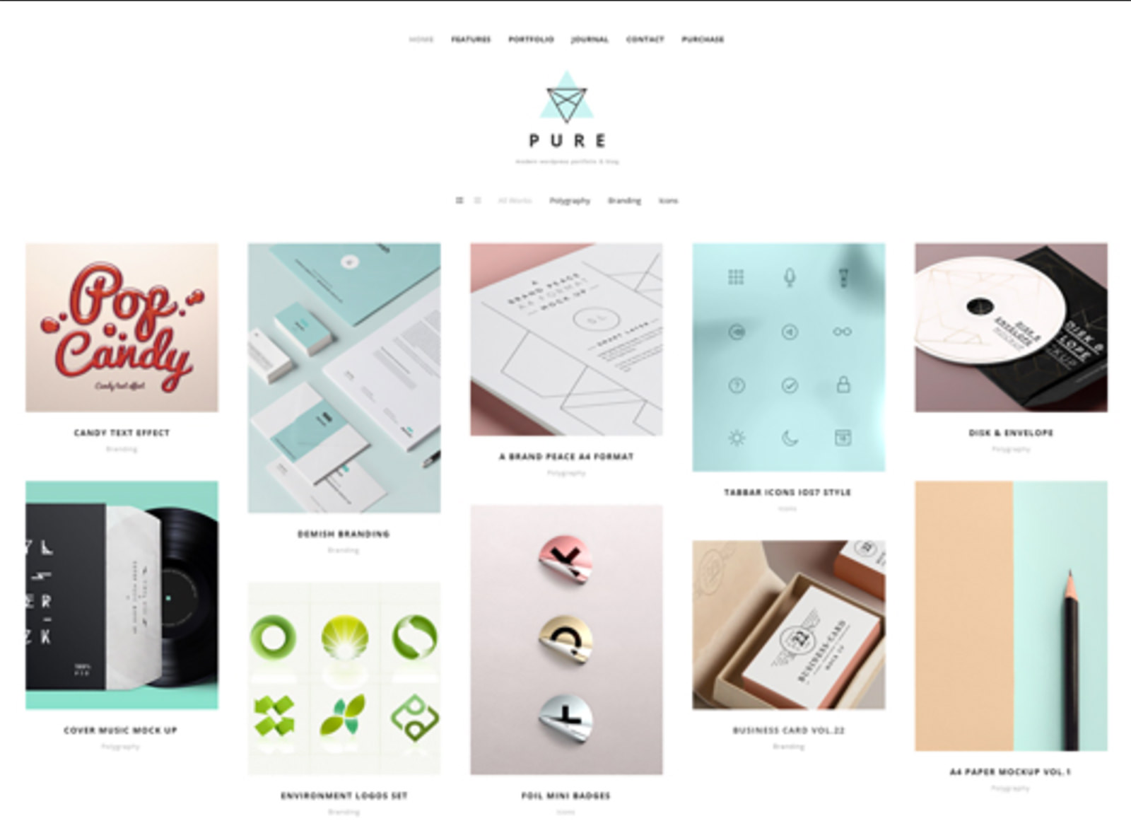 Pure Portfolio Theme