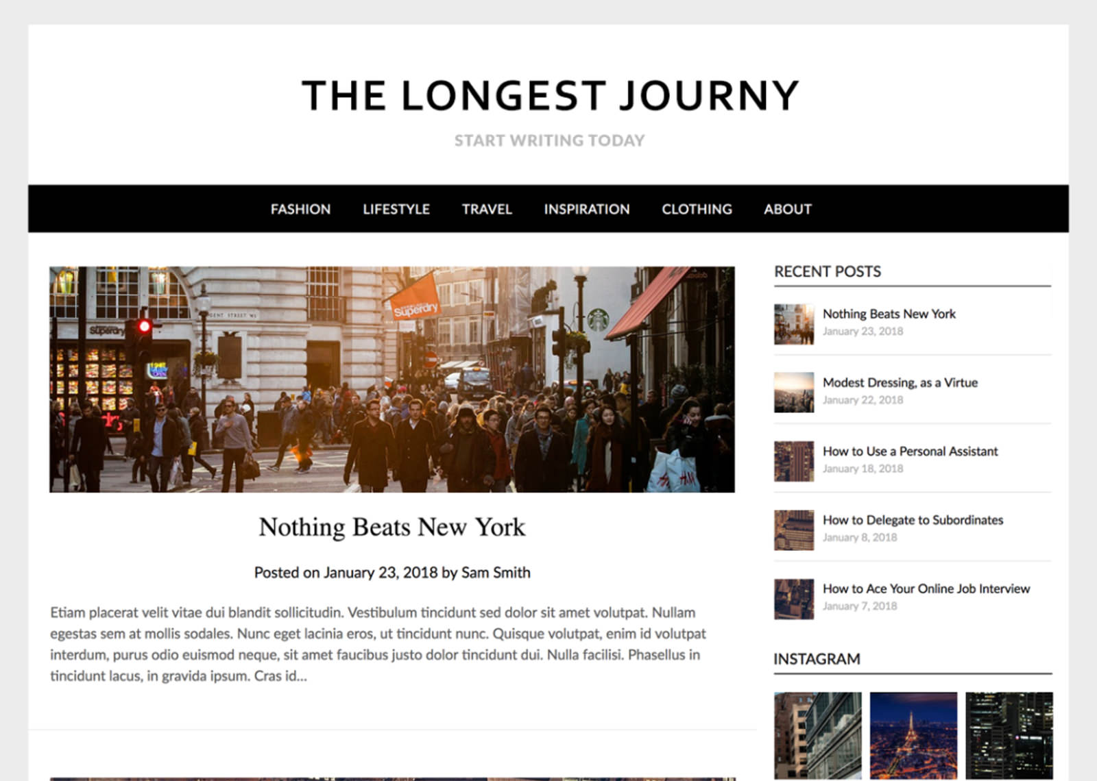 ResponsiveBlogily Theme